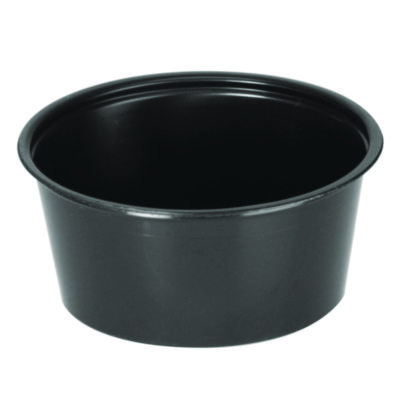 Portion Cups, 2 oz, Black, 2,500/Carton