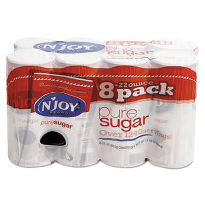 Pure Sugar Cane, 22 oz Canisters, 8/Pack