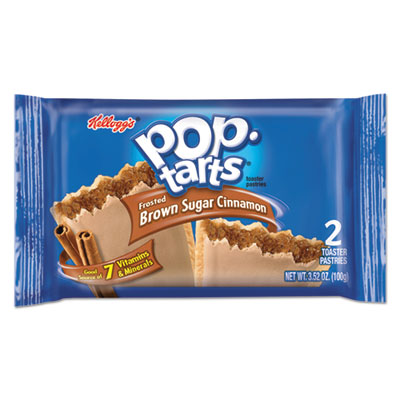 Pop Tarts, Frosted Brown Sugar Cinnamon, 3.52 oz, 2/Pack, 6 Packs/Box