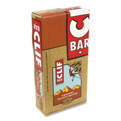 Energy Bar, Crunchy Peanut Butter, 2.4 oz, 12/Box, Ships in 1-3 Business Days