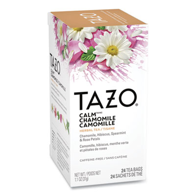 Tea Bags, Calm Chamomile, 24/Box