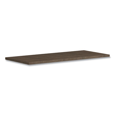 Coze Writing Desk Worksurface, Rectangular, 54" x 24", Florence Walnut