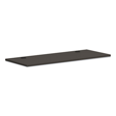 Mod Worksurface, Rectangular, 60w x 24d, Slate Teak