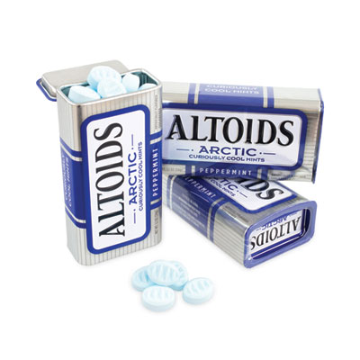 Arctic Peppermint Mints, 1.2 oz, 8 Tins/Pack, Ships in 1-3 Business Days