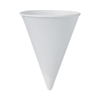 Cone Water Cups, Cold, Paper, 4 oz, White, 200/Pack