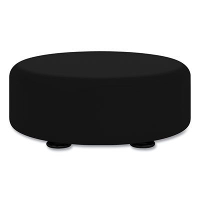 Learn 15" Round Vinyl Floor Seat, 15" dia x 5.75"h, Black, Ships in 1-3 Business Days