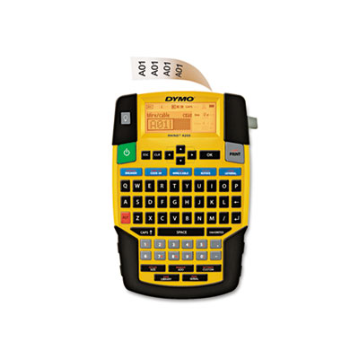 Rhino 4200 Basic Industrial Handheld Label Maker, 1 Line, 4.06 x 8.46 x 2.24
