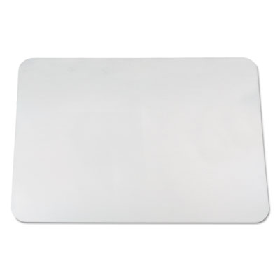 KrystalView Desk Pad with Antimicrobial Protection, Glossy Finish, 38 x 24, Clear
