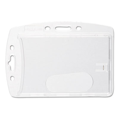 Replacement Card Holder, Vertical/Horizontal, Polystyrene, 10/Pack