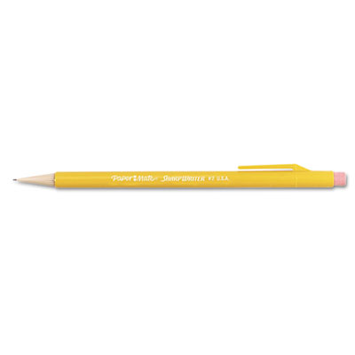 Sharpwriter Mechanical Pencil Value Pack, 0.7 mm, HB (#2), Black Lead, Classic Yellow Barrel, 36/Box