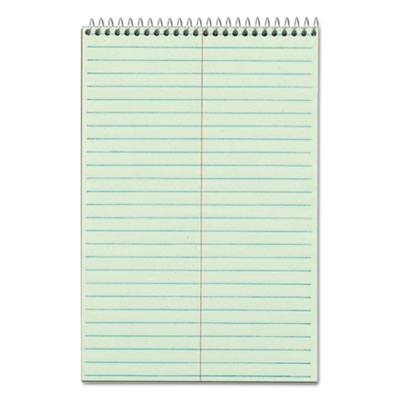 Gregg Steno Pads, Gregg Rule, 80 Green-Tint 6 x 9 Sheets