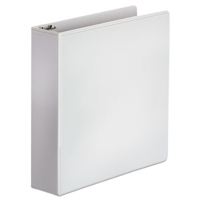 Economy Round Ring View Binder, 3 Rings, 2" Capacity, 11 x 8.5, White