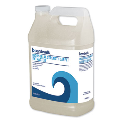 Industrial Strength Carpet Extractor, Clean Scent, 1 gal Bottle, 4/Carton