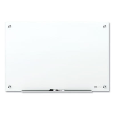 Brilliance Glass Dry-Erase Boards, 72 x 48, White Surface