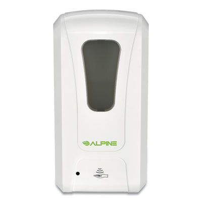 Liquid Hand Sanitizer/Soap Dispenser, 1,000 mL, 6 x 4.48 x 11.1, White