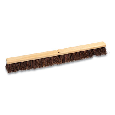 Palmyra Push Broom Head, Brown Bristles, 36" Brush