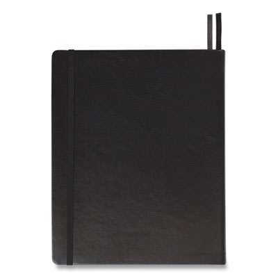 Flexible-Cover Business Journal, 1-Subject, Quadrille Rule, Black Cover, (128) 10 x 8 Sheets