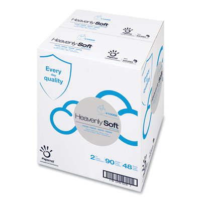 Heavenly Soft Facial Tissue, 2-Ply, White, 90/Pack, 48 Packs/Carton