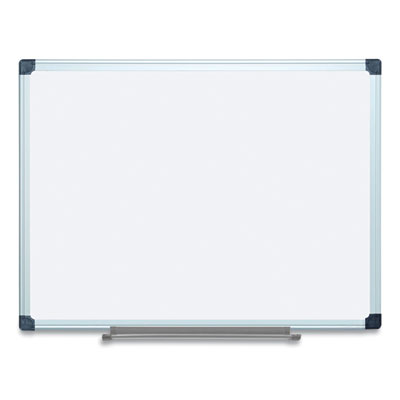 Porcelain Value Dry Erase Board, 36 x 48, White Surface, Silver Aluminum Frame