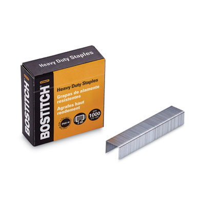 Heavy-Duty Premium Staples, 0.41" Leg, 0.5" Crown, Carbon Steel, 1,000/Box