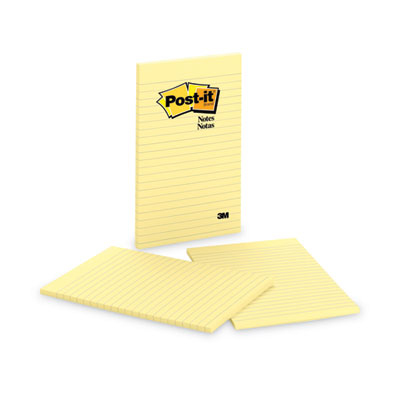 Original Pads in Canary Yellow, Note Ruled, 5" x 8", 50 Sheets/Pad, 2 Pads/Pack