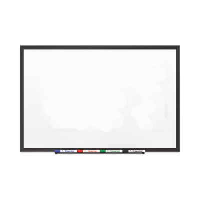 Classic Series Porcelain Magnetic Dry Erase Board, 96 x 48, White Surface, Black Aluminum Frame