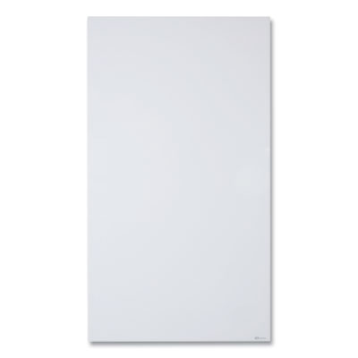 InvisaMount Vertical Magnetic Glass Dry-Erase Boards, 48 x 85, White Surface