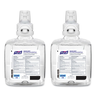 Healthcare HEALTHY SOAP 0.5% PCMX Antimicrobial Foam, For CS8 Dispensers, Light Floral Scent, 1,200 mL, 2/Carton