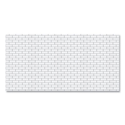 Fadeless Paper Roll, 50 lb Bond Weight, 48 x 50 ft, White Subway Tile