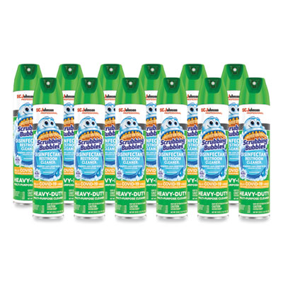 Disinfectant Restroom Cleaner II, Rain Shower Scent, 25 oz Aerosol Spray, 12/Carton